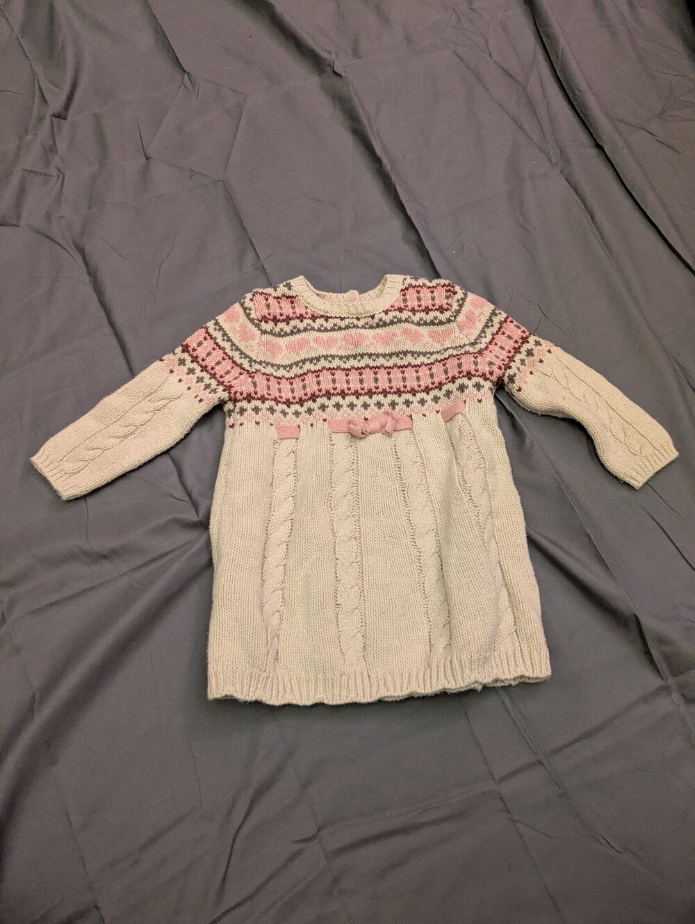 knit baby dress